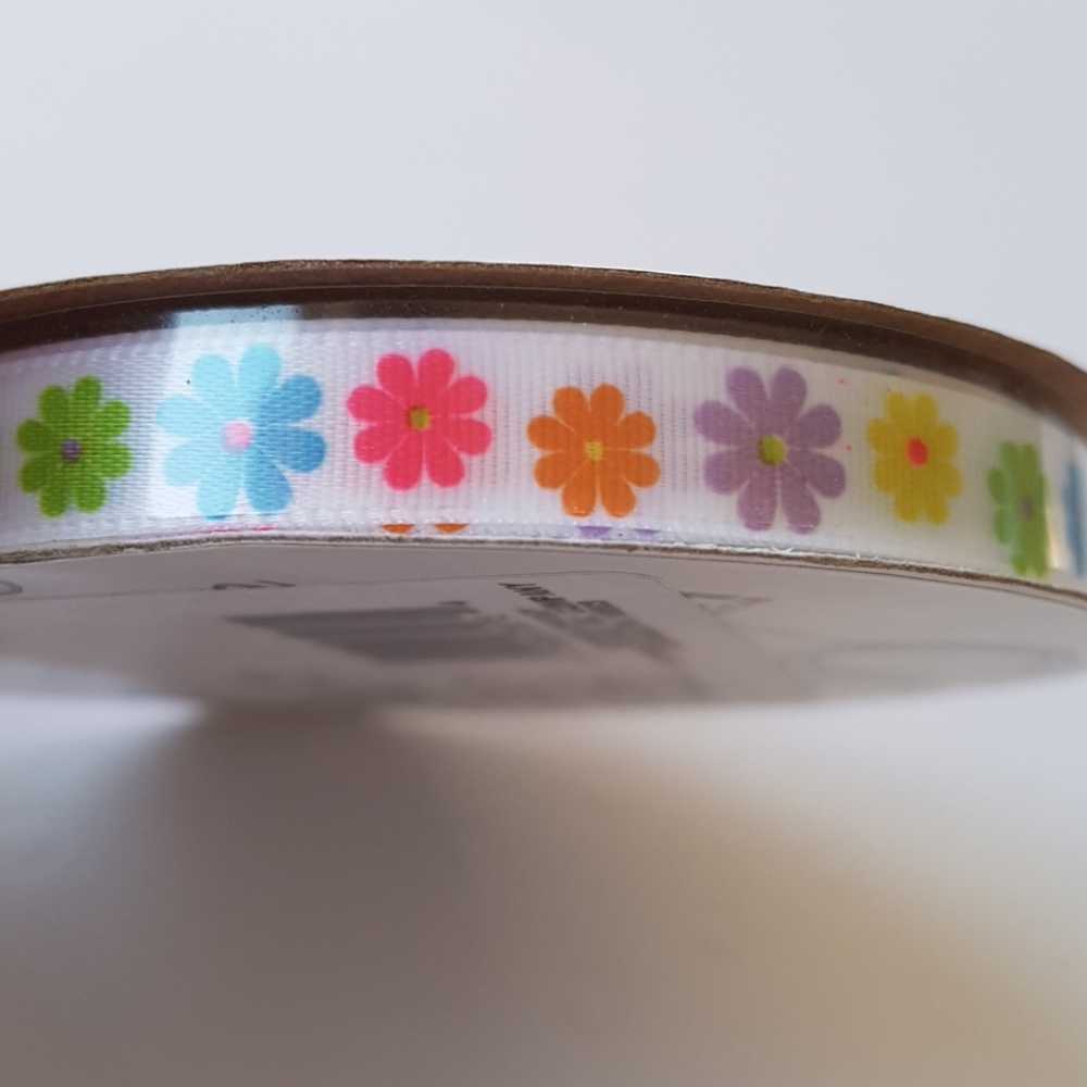 Offray Ribbon Little Flowers 3/8" x 9 ft